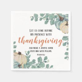 Thanksgiving Waterverf pompoenkorps voor scripts Servet