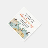 Thanksgiving Waterverf pompoentjespatch Servet (Hoek)