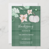 Thanksgiving Waterverf Pumpkin Kaart (Voorkant)