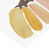 Thanksgiving Waterverf Pumpkins Lange Tafelloper (Hoek)