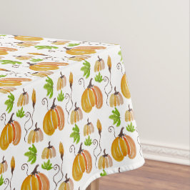 Thanksgiving Waterverf Pumpkins Tafelkleed