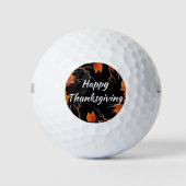 Thanksgiving Waterverf terugval Golfballen (Voorkant)