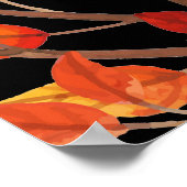 Thanksgiving Waterverf terugval Poster (Hoek)