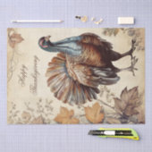 Thanksgiving Waterverf Turkije Tissuepapier (Craft)