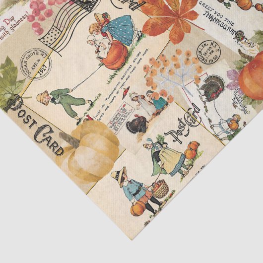 Thanksgiving-weefselpapier Tissuepapier (Detail)