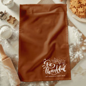 Thanksgiving Wees dankbaar dat het script Brown oo Theedoek
