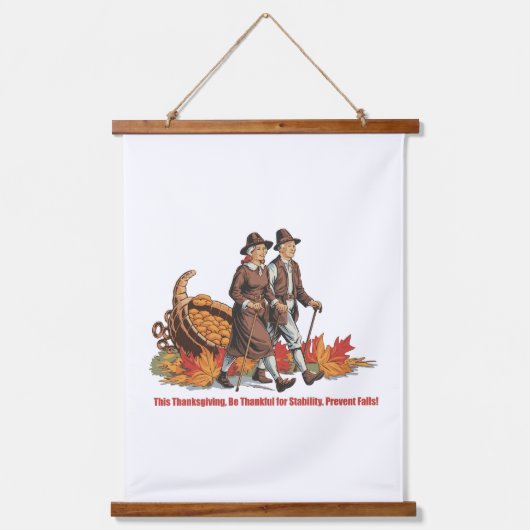 Thanksgiving – Wees dankbaar Hangend Wandkleed (Voorkant)