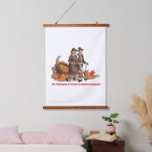 Thanksgiving – Wees dankbaar Hangend Wandkleed (Slaapkamer)