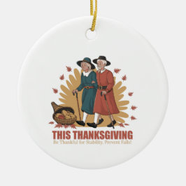  Thanksgiving – Wees dankbaar Keramisch Ornament