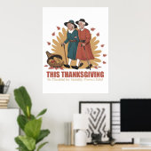  Thanksgiving – Wees dankbaar Poster (Thuiskantoor)