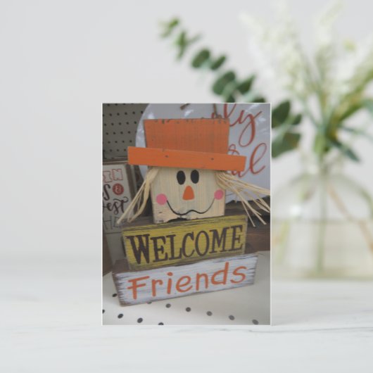 Thanksgiving Welkom Briefkaart (Staand voorkant)