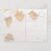 Thanksgiving Welkom Feestdagenkaart (Achterkant)