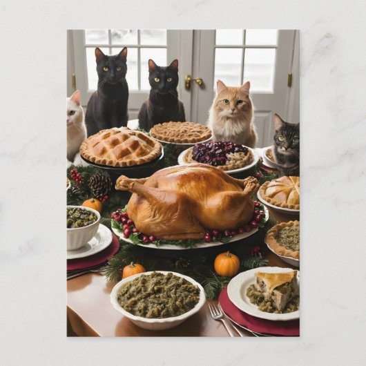 Thanksgiving Welkom Feestdagenkaart (Voorkant)