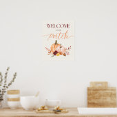 Thanksgiving "Welkom op onze Patch" Wall Art Poster (Keuken)