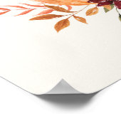 Thanksgiving "Welkom op onze Patch" Wall Art Poster (Hoek)