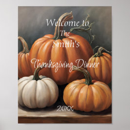 Thanksgiving Welkom poster