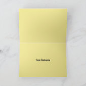 Thanksgiving Wenskaart 1e Thanksgiving Scene Feestdagen Kaart (Binnen)