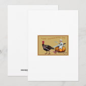 Thanksgiving Wenskaart Bedankkaart (Voorkant / Achterkant)