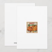 Thanksgiving Wenskaart Bedankkaart (Voorkant / Achterkant)