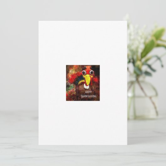 Thanksgiving Wenskaart Bedankkaart (Staand voorkant)