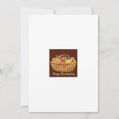 Thanksgiving Wenskaart Bedankkaart (Voorkant)