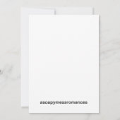 Thanksgiving Wenskaart Bedankkaart (Achterkant)