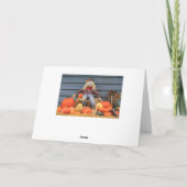 Thanksgiving Wenskaart Feestdagen Kaart (Achterkant)