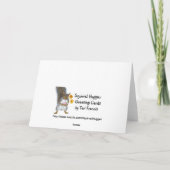 Thanksgiving Wenskaart Feestdagen Kaart (Achterkant)