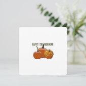 Thanksgiving Wenskaart Feestdagenkaart (Staand voorkant)