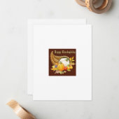 Thanksgiving Wenskaart Notitiekaartje (Voorkant / Achterkant in situ)