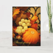 Thanksgiving wenskaarten feestdagen kaart (Voorkant)