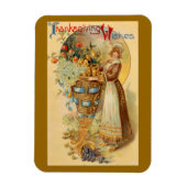 Thanksgiving wenst magneet (Verticaal)