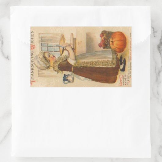 Thanksgiving wenst  Sticker (Tas)