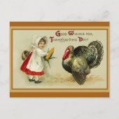  Thanksgiving wenst Turkije Briefkaart (Voorkant)