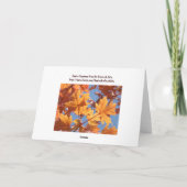 Thanksgiving werknemers zijn als familie! Kaarten (Achterkant)