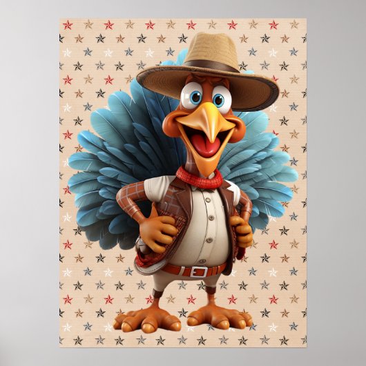 Thanksgiving Western Turkije Poster (Voorkant)