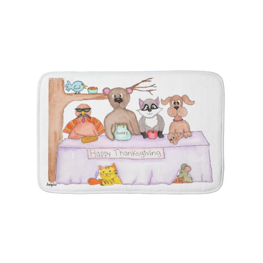 Thanksgiving - Where is the Turkey? Badmat (Voorkant)