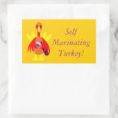 Thanksgiving Wijn Drink kalkoen Stickers (Tas)