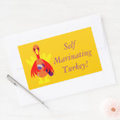 Thanksgiving Wijn Drink kalkoen Stickers (Envelop)