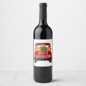 Thanksgiving Wijn Etiket (Voorkant)