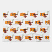 Thanksgiving wijnkeuken handdoek (Horizontaal)