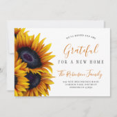 Thanksgiving wijziging adres nieuwe thuisverplaats aankondiging (Voorkant)