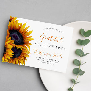 Thanksgiving wijziging adres nieuwe thuisverplaats aankondiging