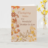 Thanksgiving wil broeder worden in de wet- en klep kaart (Gele Bloem)