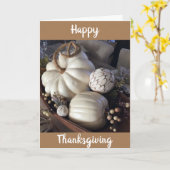 THANKSGIVING WIL GEZINS EN VRIENDEN KAART (Gele Bloem)