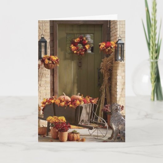 THANKSGIVING WIL/WIL ZEGGEN DAT JE VRIENDEN BENT D FEESTDAGEN KAART (Voorkant)