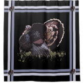 Thanksgiving WILD TURKIJE Douchegordijn (Voorkant)
