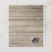 THANKSGIVING WILD TURKIJE Tafel Plaatskaartje (Buitenkant ongevouwen)