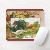 Thanksgiving, wilde kalkoenen - herfstkleuren Muismat (Met muis)