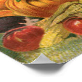  Thanksgiving, wilde kalkoenen - herfstkleuren Poster (Hoek)